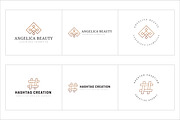 300 Geometric Premade Logo Bundle, a Branding & Logo Template by XpertgraphicD (Thumbnail 17 of 63)