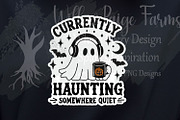 Funny Ghost Halloween introvert, a Seasonal Illustration by Willow Paige Farms (Thumbnail 5 of 8)