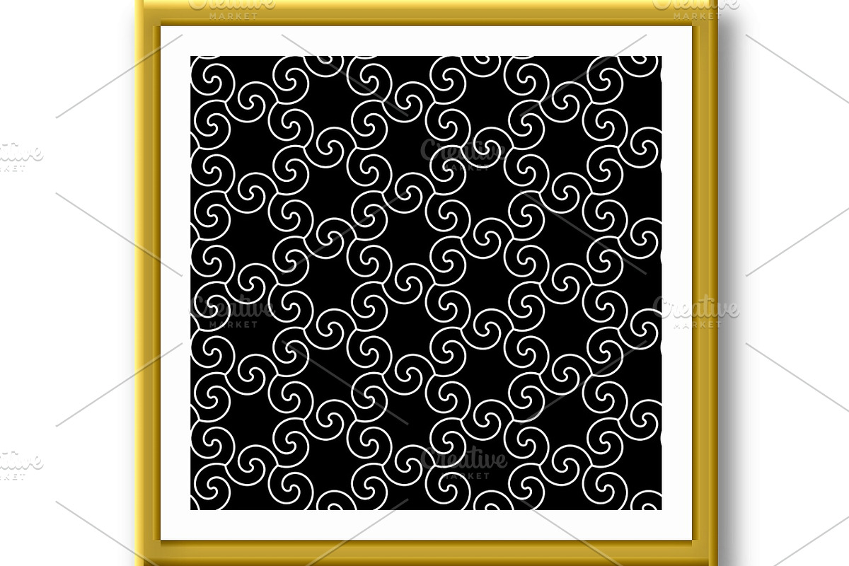Abstract geometric pattern. A, a Decorative Illustration by RODINA (Photo 2 of 3)