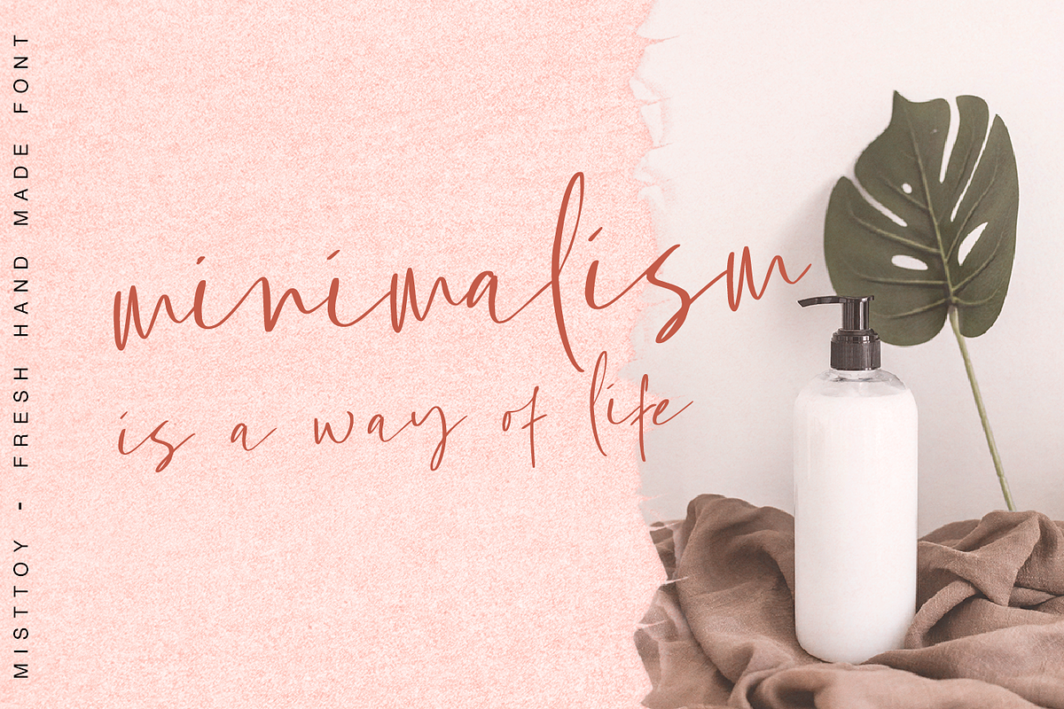 Misttoy Script, a Script Font by Quothron (Photo 2 of 8)