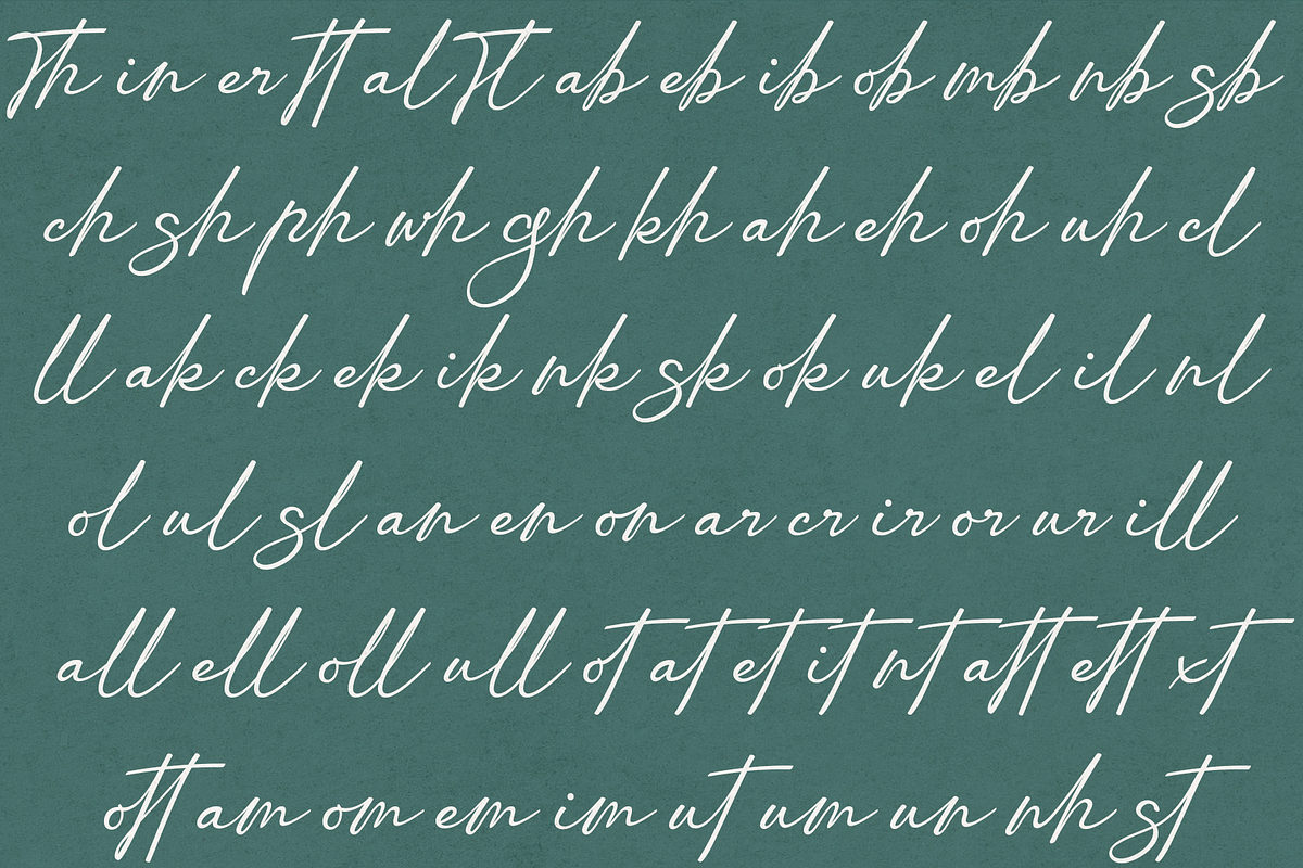 Amsthon – Handwritten Font, a Script Font by NDNL Studio (Photo 8 of 8)