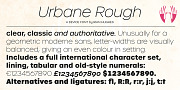 Urbane Rough, a Sans Serif Font by Device (Thumbnail 3 of 6)