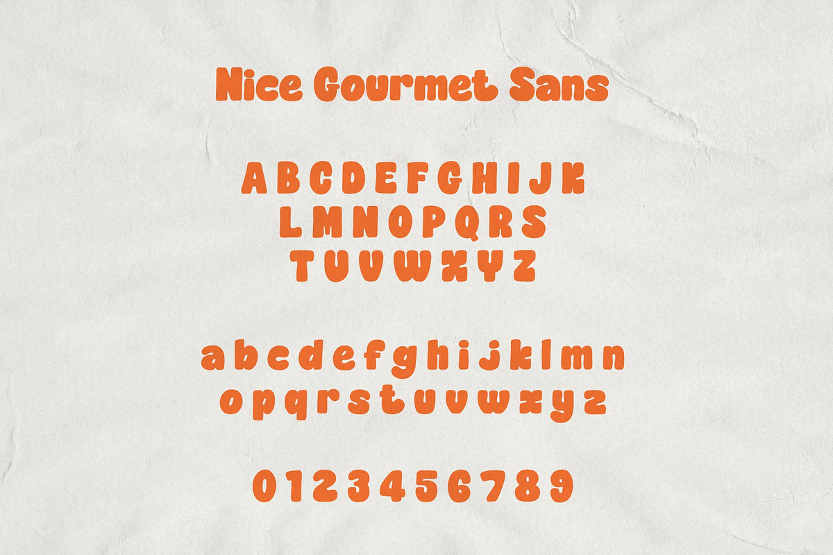 Nice Gourmet; Font Duo, a Handwritten Font by Eko Bimantara (Photo 10 of 10)