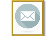 Modern Vector Mail Icon in the, an Icon by FineArtStudio (Thumbnail 3 of 3)