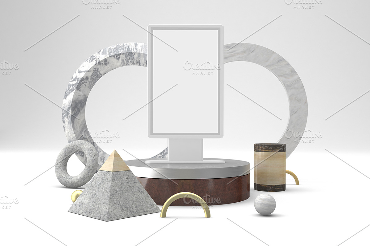 Abstract Billboard Mockup, an Advertising Mockup by Qaleb Studio (Photo 2 of 2)