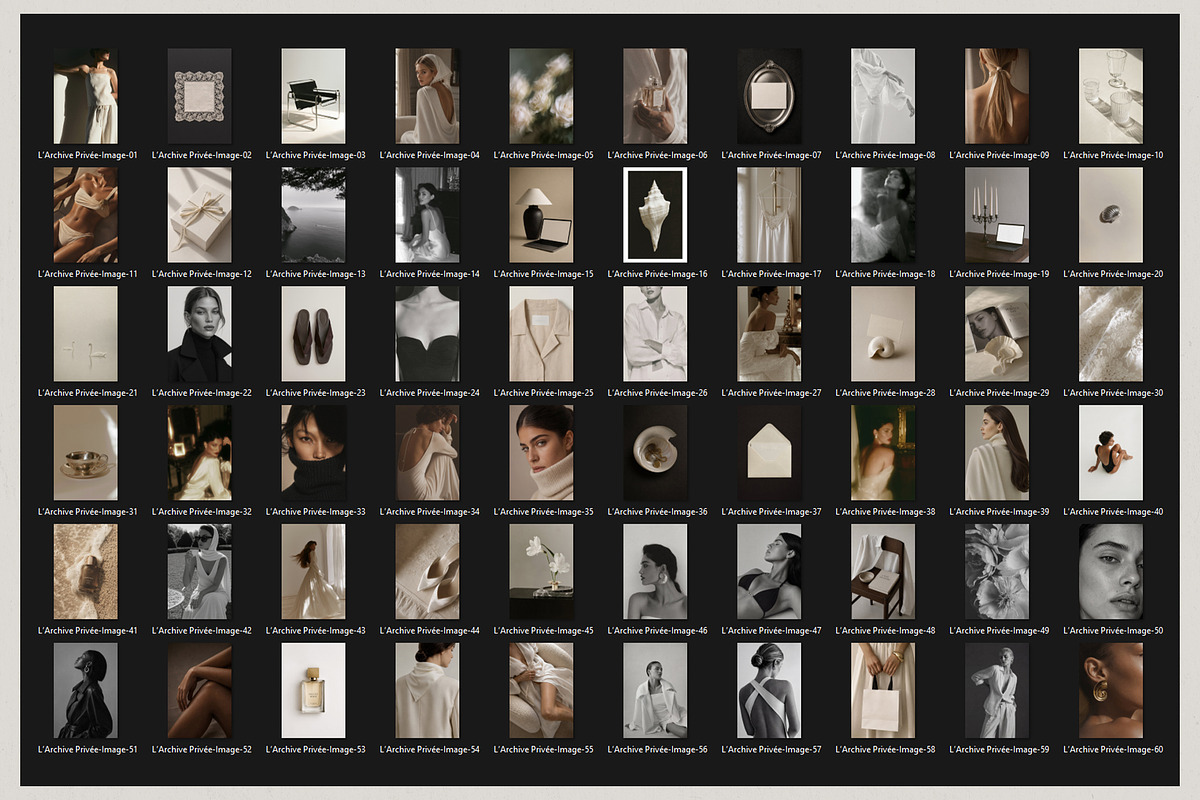 L’Archive Privée Editorial Pics, a Background Graphic by Muse Mockups (Photo 16 of 19)