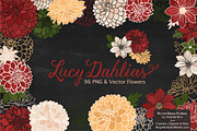 Christmas Floral Clipart, an Illustration by Amanda Ilkov (Thumbnail 2 of 4)