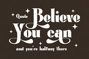 Megina Elegant Ligature Serif Font, a Serif Font by Perfectype (Thumbnail 7 of 9)