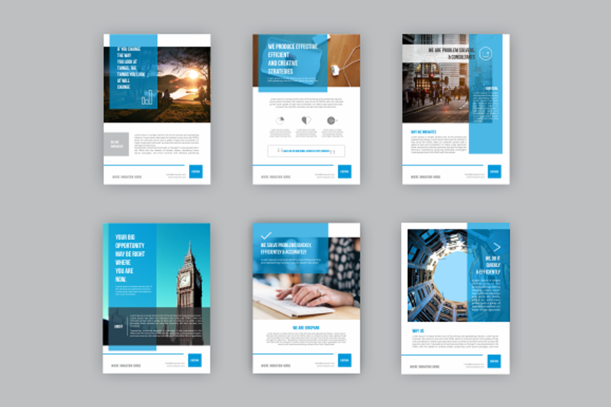 11 MultiPurpose Flyers, a Poster Template by naavyd