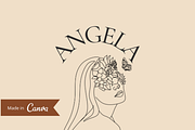 6 Beauty CANVA Logos, a Branding & Logo Template by velychko.ua (Thumbnail 4 of 10)