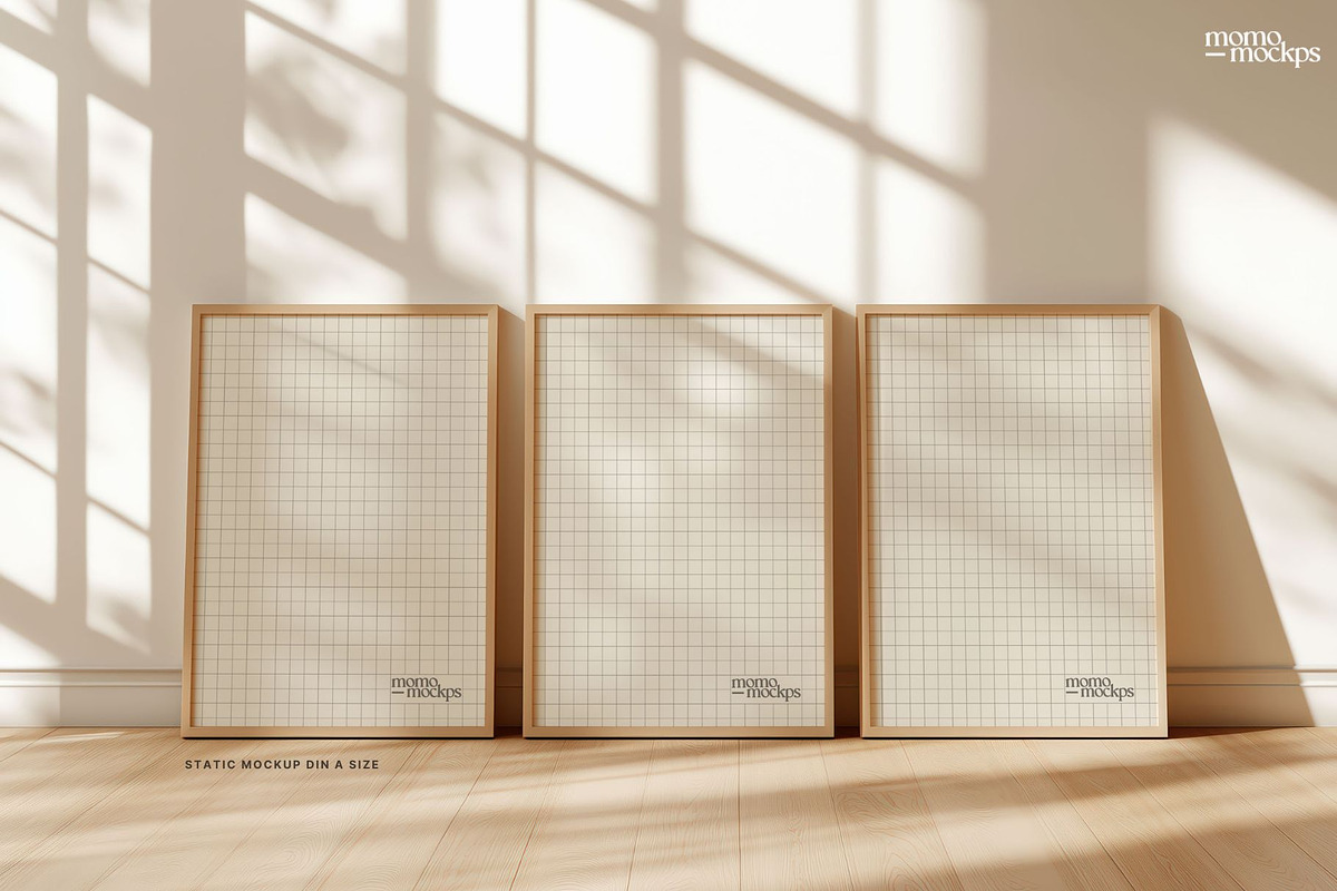 Gallery Wall Frame Mockup x3 - PSD, a Household Mockup by momomockps (Photo 7 of 7)