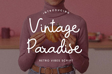 Vintage Paradise Retro Script Font