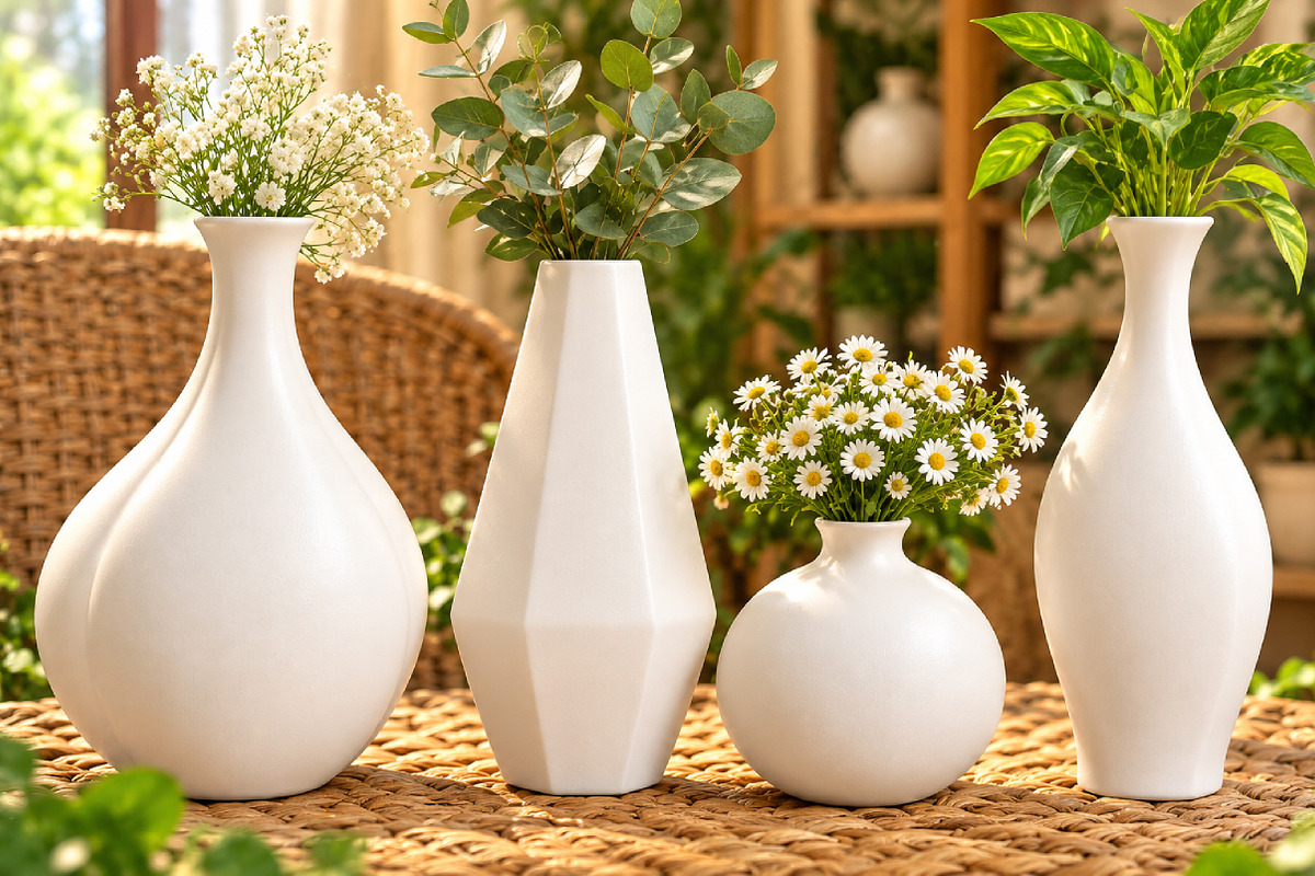 Modern Decorative Flower Vase STL, a Scene 3D Model by Layerology (Photo 3 of 3)