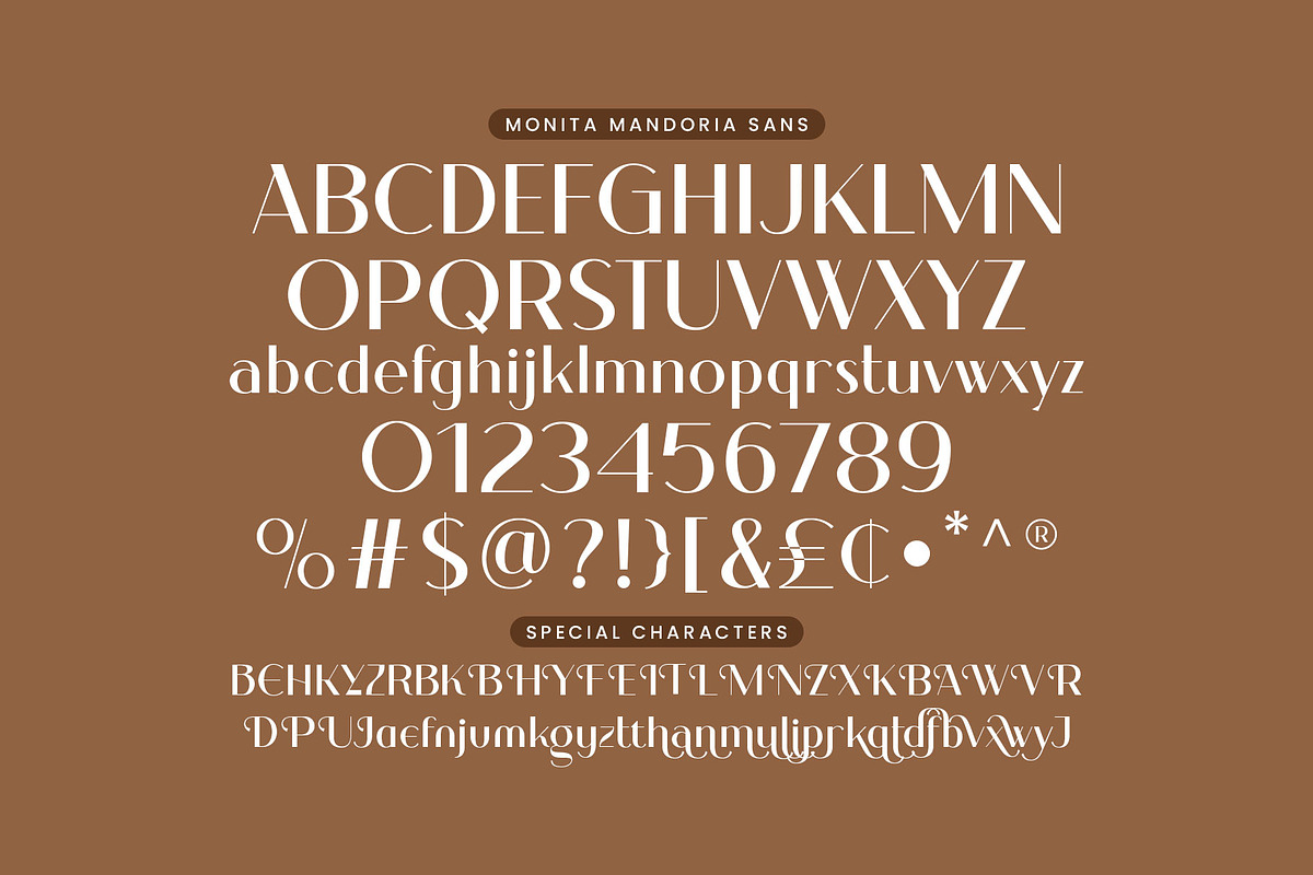 Monita Mandoria, a Font by Novitype (Photo 14 of 15)