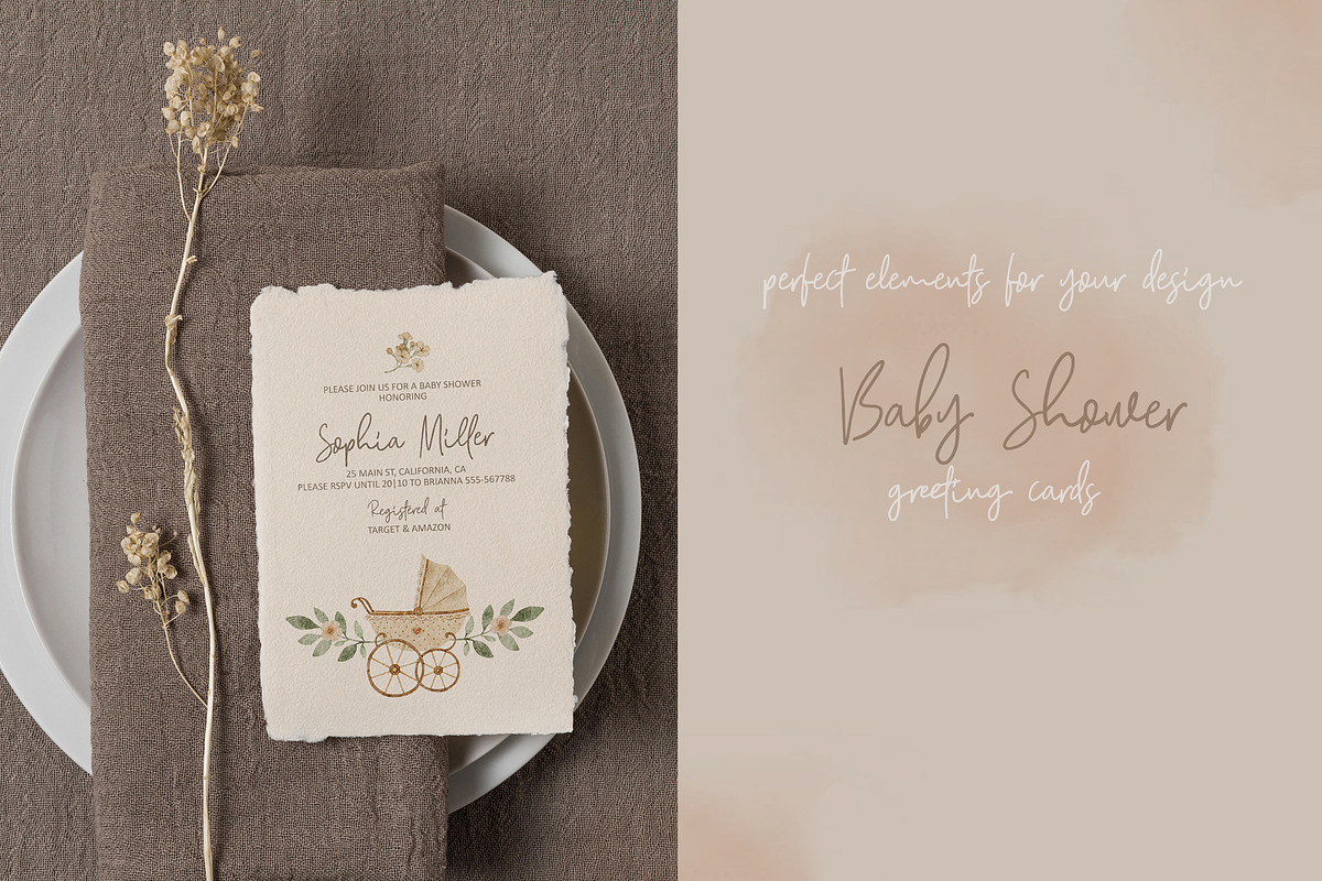 Gentle Baby Shower and Nursery, an Illustration by Alamella (Photo 5 of 6)