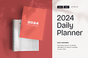 2024 Daily Dated Planner, a Stationery Template by PickMimi (Thumbnail 1 of 4)