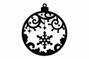 Christmas Laser Cut Ornament Bundle, a Graphic by musafir_fashion (Thumbnail 14 of 14)