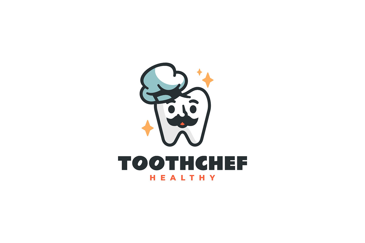 Tooth Chef – Cute Mascot Logo Design, a Branding & Logo Template by Artnivora.Std