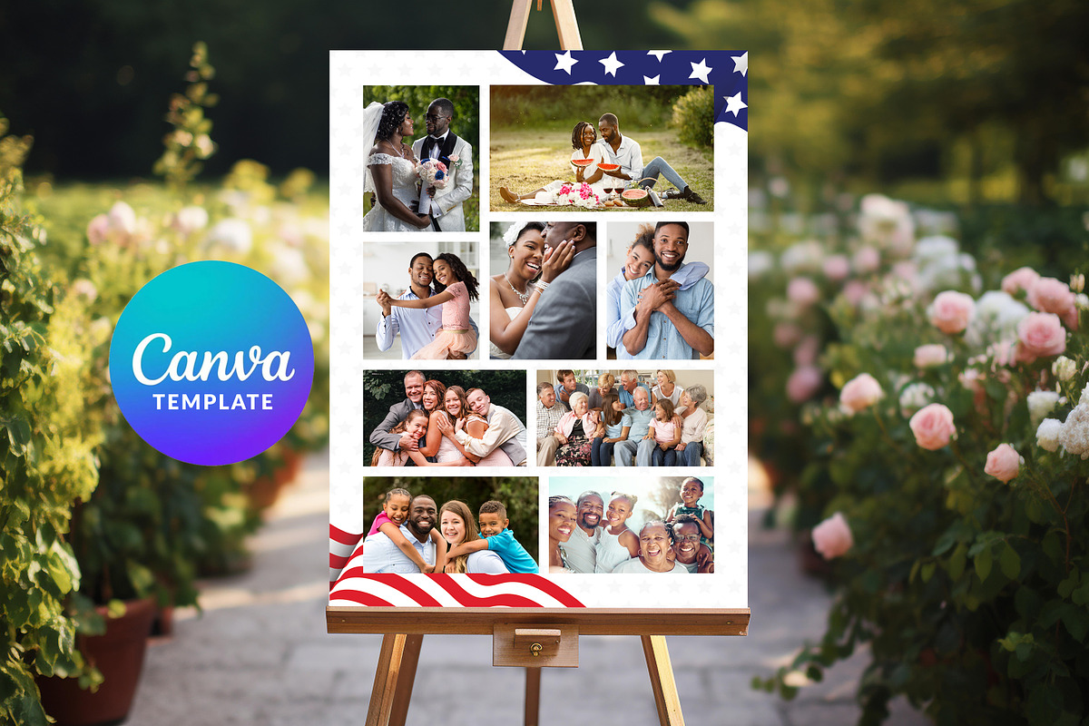 Funeral Photo Sign | Funeral Welcome, a Poster Template by Designscozy (Photo 4 of 6)