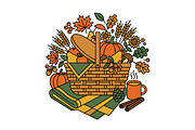 This Autumn & Thanksgiving Clipart, a Seasonal Illustration by abu67222 (Thumbnail 9 of 21)