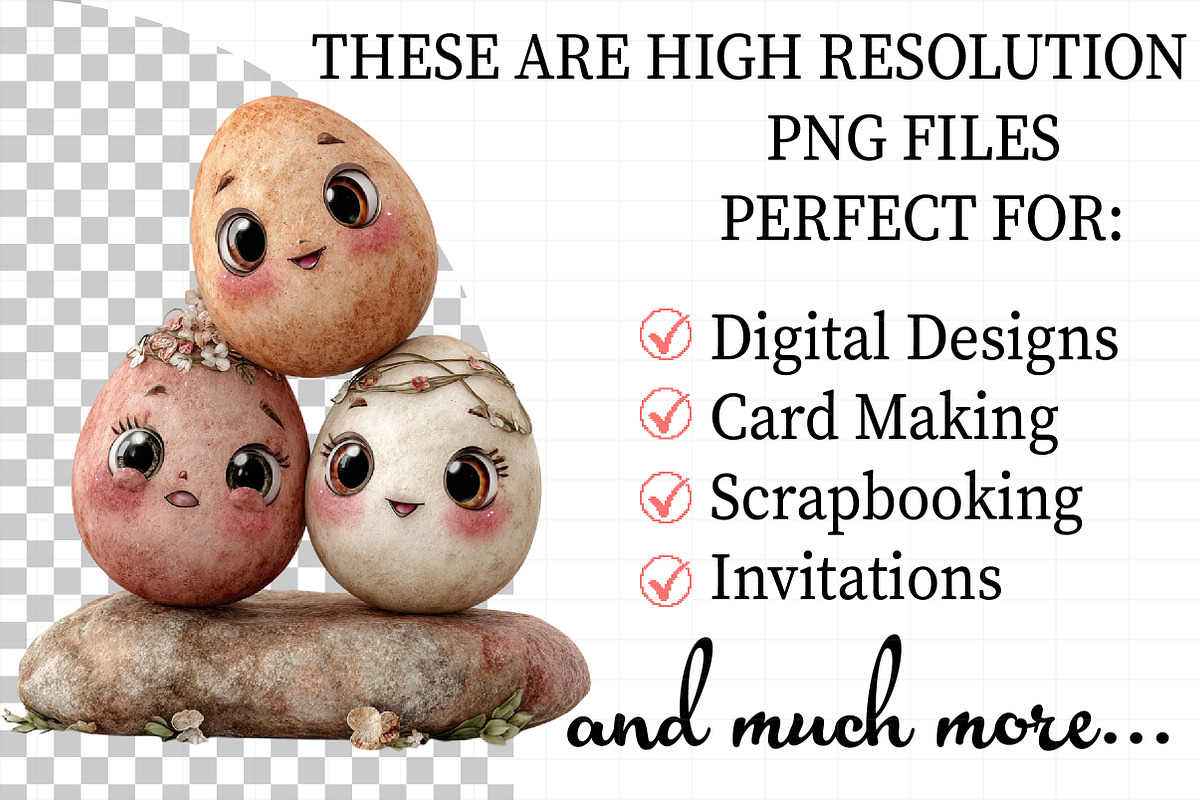 Whimsical Easter Egg Clipart, an Illustration by Daily.Designs (Photo 2 of 7)