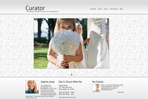 Curator Photography WordPress Theme