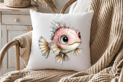 Whimsical Sea Fish Clipart, an Illustration by OK Design (Thumbnail 6 of 6)
