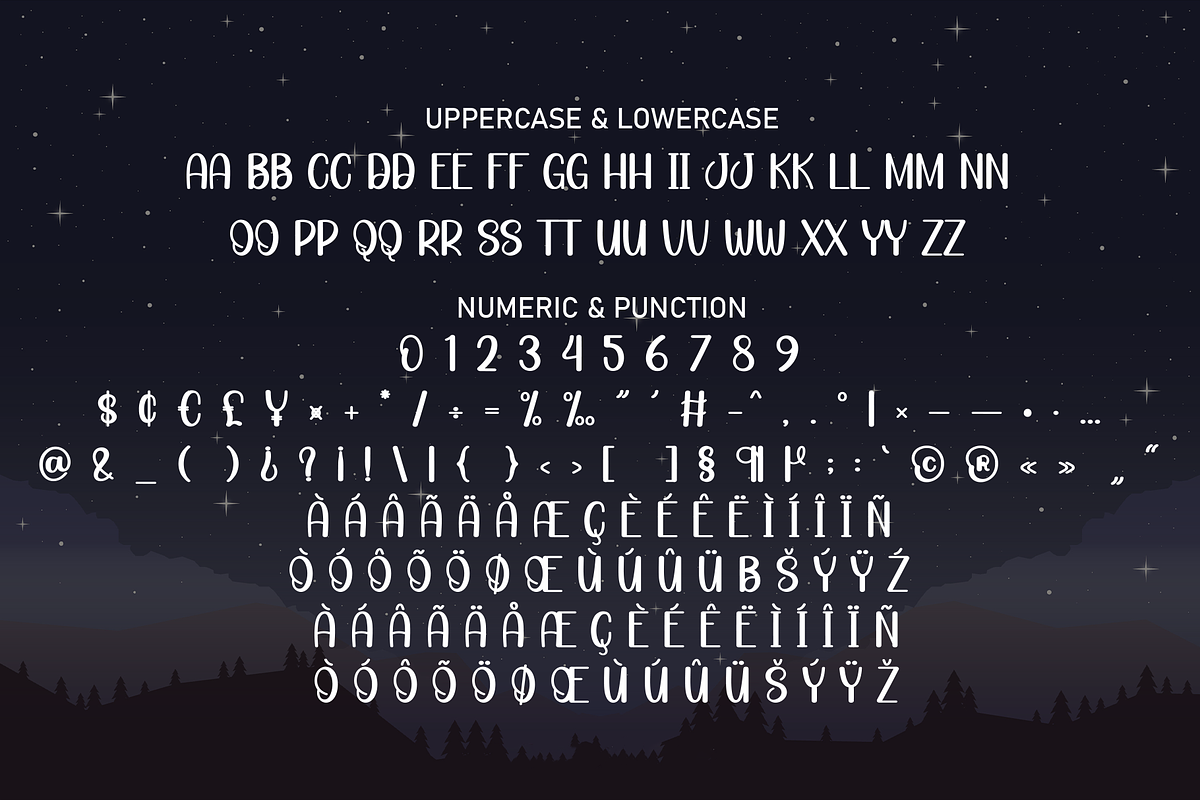 Star Night | Script Font, a Handwritten Font by Scratchones (Photo 7 of 9)