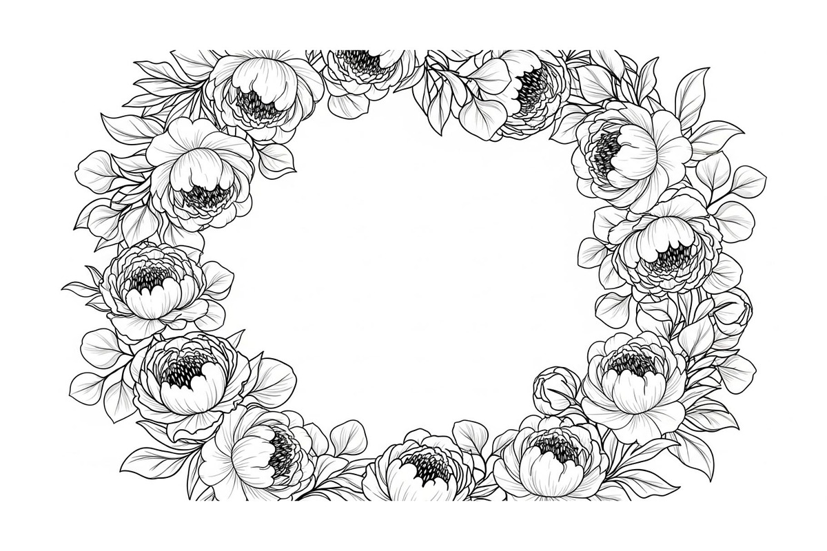 Floral Frame SVG Bundle, an Illustration by Gaye Art (Photo 14 of 31)