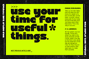 Centive Bold Futuristic Display Font, a Sans Serif Font by Ronny Studio (Thumbnail 7 of 9)