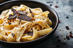 Simple pasta dish with truffle, a Food & Drink Photo by MistyDay