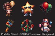 juneteenth Sublimation Clipart, an Illustration by RobertsArt (Thumbnail 4 of 7)