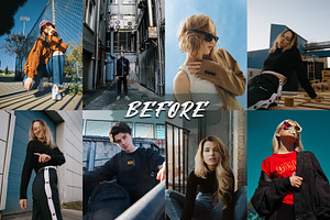 10 Street Portrait Lightroom Presets