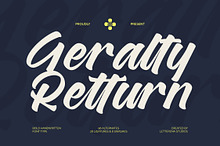 Geralty Retturn Bold Handwritten