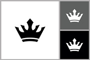 Elegant Crown Silhouette Logo Vector, a Branding & Logo Template by quadrazo (Thumbnail 2 of 2)