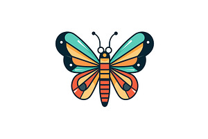 Colorful Butterfly Illustration