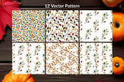 Minimalist Autumn:Patterns & Clipart, a Pattern Graphic by Elatedowl (Thumbnail 3 of 13)
