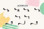 Simple Quirky | Script Font, a Handwritten Font by Scratchones (Thumbnail 8 of 9)
