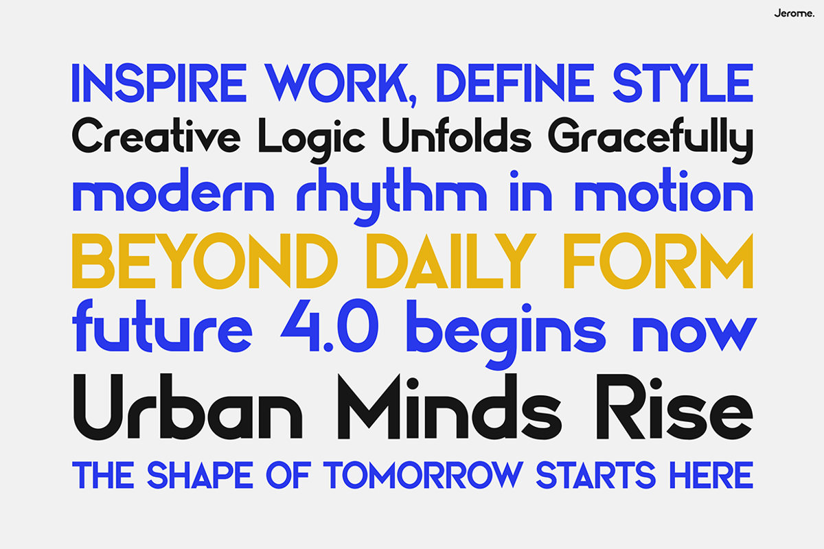 Jerome, a Sans Serif Font by Pinisi ART (Photo 8 of 10)