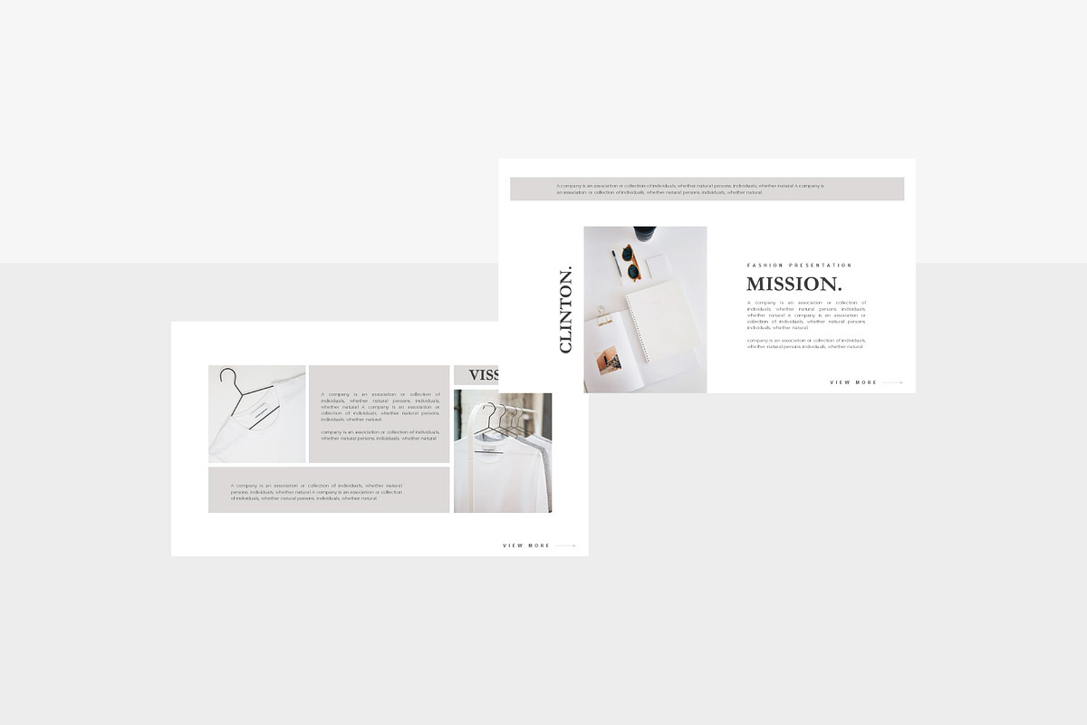 Clinton - Fashion Keynote Template, a Presentation Template by Barland Design (Photo 3 of 11)