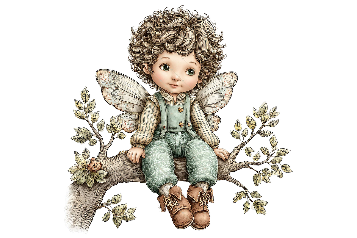 Fairy Boy Clipart PNG, an Illustration by Memories By Lea (Photo 6 of 20)