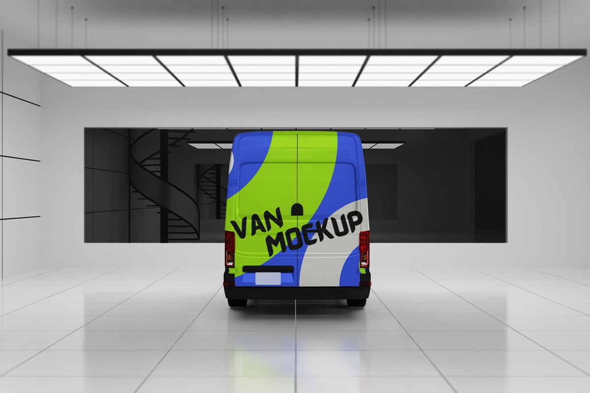 High Quality Van Mockup, a Product Mockup by Momogi (Photo 2 of 4)