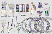 LAVENDER GARDEN, an Illustration by AJDA ART (Thumbnail 2 of 7)