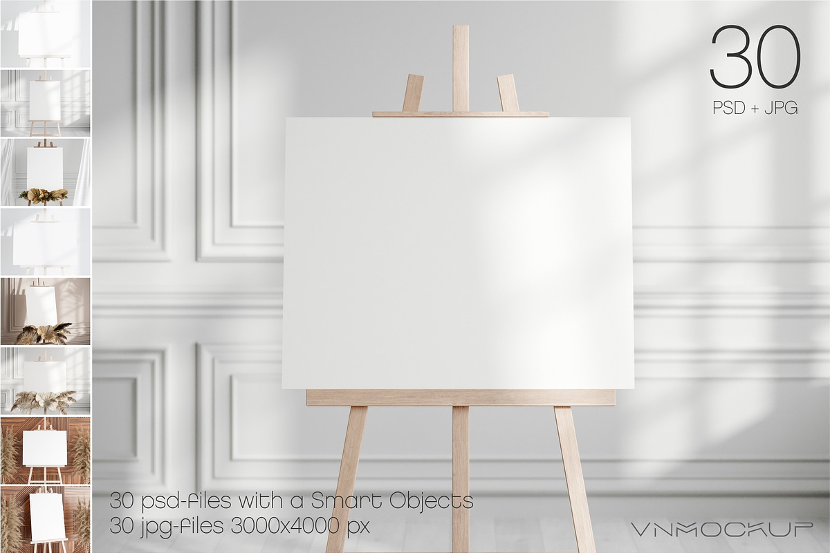 Sign Mockup Bundle, a Print Template by VNmockup (Photo 1 of 8)