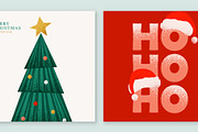 Christmas and Xmas square post set, an Object Illustration by Zaie (Thumbnail 2 of 3)
