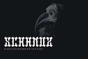Scranoz - Artdeco Font, a Blackletter Font by Iqsiart Studio (Thumbnail 3 of 6)