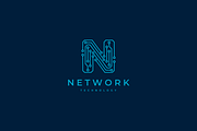 Network Letter N Logo Design, a Branding & Logo Template by yopie (Thumbnail 2 of 5)