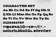 Dusty Express Rough Texture Font, a Font by PutraCetol Studio (Thumbnail 6 of 6)