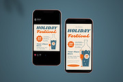 Holiday Festival Flyer Set, a Flyer Template by Pitchlook.Studio (Thumbnail 2 of 3)