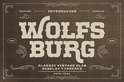 WOLFSBURG, a Slab Serif Font by Umitype (Thumbnail 1 of 10)